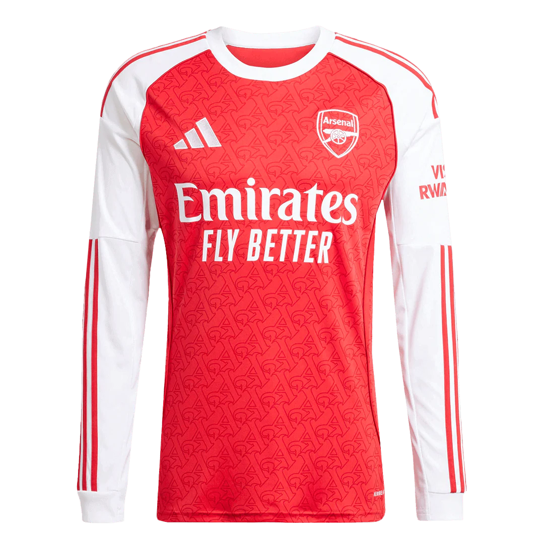 Camiseta Manga Larga Arsenal Primera Equipación 2025/26-Versión Hincha