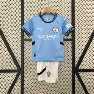 Conjunto Local Infantil Manchester City 24/25 – Primera Equipación