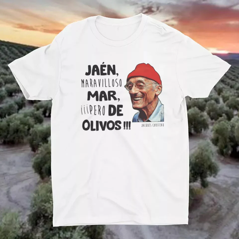 Camiseta Mar de Olivos. Jaques Cousteau. - Imagen 4