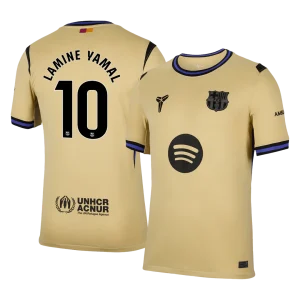 Camiseta LAMINE YAMAL #10 Barcelona 2025/26 Segunda Equipación-Versión Hincha