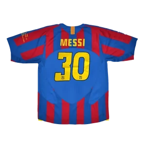 UCL Camiseta Retro 2005/06 MESSI #30 Barcelona Primera Equipación